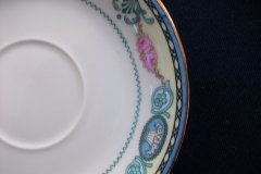 HAAS & CZJZEK-BLACK KNIGHT- CAMBRIDGE- CUP & SAUCER  .....   http://jaapiesfinechinastore.com