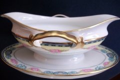HAAS & CZJZEK-BLACK KNIGHT- CAMBRIDGE- GRAVY BOAT/UNDERPLATE  .....   http://jaapiesfinechinastore.com