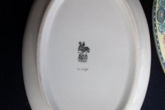 HAAS & CZJZEK-BLACK KNIGHT- CAMBRIDGE- OVAL COVERED SERVING BOWL  .....   http://jaapiesfinechinastore.com