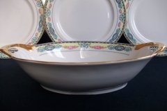 HAAS & CZJZEK-BLACK KNIGHT- CAMBRIDGE- OVAL SERVING BOWL  .....   http://jaapiesfinechinastore.com