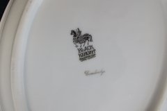HAAS & CZJZEK-BLACK KNIGHT- CAMBRIDGE- OVAL SERVING BOWL  .....   http://jaapiesfinechinastore.com