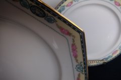 HAAS & CZJZEK-BLACK KNIGHT- CAMBRIDGE- CHOP PLATE  12 5/8"   .....   http://jaapiesfinechinastore.com