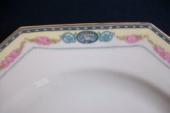 HAAS & CZJZEK-BLACK KNIGHT- CAMBRIDGE- CHOP PLATE  12 5/8"   .....   http://jaapiesfinechinastore.com