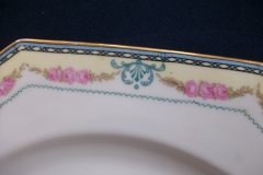 HAAS & CZJZEK-BLACK KNIGHT- CAMBRIDGE- CHOP PLATE  12 5/8"   .....   http://jaapiesfinechinastore.com
