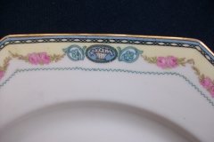 HAAS & CZJZEK-BLACK KNIGHT- CAMBRIDGE- CHOP PLATE  12 5/8"   .....   http://jaapiesfinechinastore.com