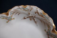 HAVILAND #24241 RIBBON BOW & BOUGH-  SERVING PLATTER 13 3/4"  .....   http://jaapiesfinechinastore.com