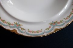 HAVILAND #24241 RIBBON BOW & BOUGH-  COVERED BUTTER DISH  .....   http://jaapiesfinechinastore.com
