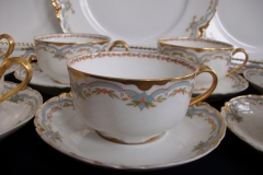 HAVILAND #24241 RIBBON BOW & BOUGH- CUP & SAUCER    .....   https://www.jaapiesfinechinastore.com