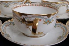 HAVILAND #24241 RIBBON BOW & BOUGH- CUP & SAUCER    .....   http://jaapiesfinechinastore.com