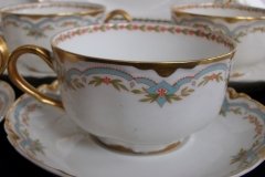 HAVILAND #24241 RIBBON BOW & BOUGH- CUP & SAUCER    .....   http://jaapiesfinechinastore.com