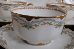 HAVILAND #24241 RIBBON BOW & BOUGH- CUP & SAUCER    .....   https://www.jaapiesfinechinastore.com