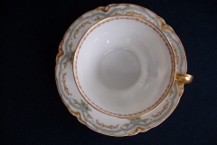 HAVILAND #24241 RIBBON BOW & BOUGH- CUP & SAUCER    .....   https://www.jaapiesfinechinastore.com