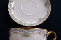 HAVILAND #24241 RIBBON BOW & BOUGH- CUP & SAUCER    .....   http://jaapiesfinechinastore.com