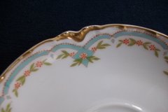 HAVILAND #24241 RIBBON BOW & BOUGH- CUP & SAUCER    .....   http://jaapiesfinechinastore.com