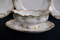 HAVILAND #24241 RIBBON BOW & BOUGH-  GRAVY BOAT   .....   https://www.jaapiesfinechinastore.com