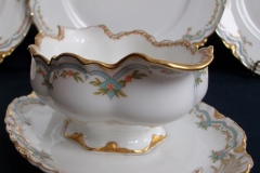 HAVILAND #24241 RIBBON BOW & BOUGH-  GRAVY BOAT   .....   https://www.jaapiesfinechinastore.com