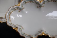 HAVILAND #24241 RIBBON BOW & BOUGH- LARGE RELISH DISH 11 7/8"   .....   http://jaapiesfinechinastore.com