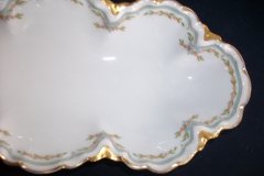 HAVILAND #24241 RIBBON BOW & BOUGH- LARGE RELISH DISH 11 7/8"   .....   http://jaapiesfinechinastore.com