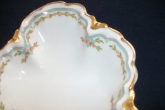 HAVILAND #24241 RIBBON BOW & BOUGH- LARGE RELISH DISH 11 7/8"   .....   http://jaapiesfinechinastore.com