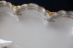 HAVILAND #24241 RIBBON BOW & BOUGH- LARGE RELISH DISH 11 7/8"   .....   http://jaapiesfinechinastore.com