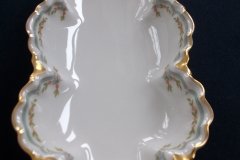 HAVILAND #24241 RIBBON BOW & BOUGH- LARGE RELISH DISH 11 7/8"   .....   http://jaapiesfinechinastore.com