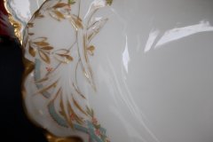 HAVILAND #24241 RIBBON BOW & BOUGH-  OVAL SERVING BOWL  .....   http://jaapiesfinechinastore.com