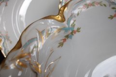 HAVILAND #24241 RIBBON BOW & BOUGH-  OVAL SERVING BOWL  .....   http://jaapiesfinechinastore.com