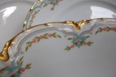 HAVILAND #24241 RIBBON BOW & BOUGH-  OVAL SERVING BOWL  .....   http://jaapiesfinechinastore.com
