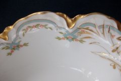 HAVILAND #24241 RIBBON BOW & BOUGH-  OVAL SERVING BOWL  .....   http://jaapiesfinechinastore.com