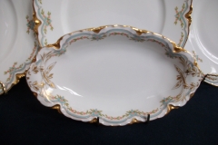 HAVILAND #24241 RIBBON BOW & BOUGH- RELISH DISH    .....   https://www.jaapiesfinechinastore.com