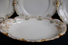 HAVILAND #24241 RIBBON BOW & BOUGH- RELISH DISH    .....   https://www.jaapiesfinechinastore.com