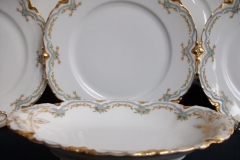 HAVILAND #24241 RIBBON BOW & BOUGH- RELISH DISH    .....   https://www.jaapiesfinechinastore.com