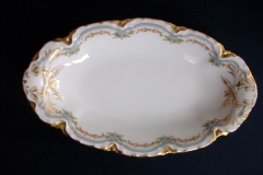 HAVILAND #24241 RIBBON BOW & BOUGH- RELISH DISH    .....   https://www.jaapiesfinechinastore.com