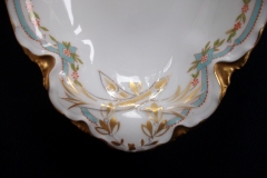 HAVILAND #24241 RIBBON BOW & BOUGH- RELISH DISH    .....   https://www.jaapiesfinechinastore.com