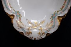 HAVILAND #24241 RIBBON BOW & BOUGH- RELISH DISH    .....   http://jaapiesfinechinastore.com