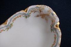 HAVILAND #24241 RIBBON BOW & BOUGH- RELISH DISH    .....   http://jaapiesfinechinastore.com