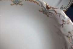 HAVILAND #24241 RIBBON BOW & BOUGH-  ROUND SERVING BOWL  .....   http://jaapiesfinechinastore.com