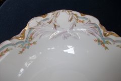 HAVILAND #24241 RIBBON BOW & BOUGH-  ROUND SERVING BOWL  .....   http://jaapiesfinechinastore.com