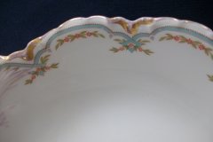 HAVILAND #24241 RIBBON BOW & BOUGH-  ROUND SERVING BOWL  .....   http://jaapiesfinechinastore.com