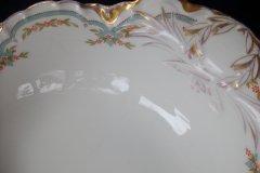 HAVILAND #24241 RIBBON BOW & BOUGH-  ROUND SERVING BOWL  .....   http://jaapiesfinechinastore.com