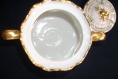 HAVILAND #24241 RIBBON BOW & BOUGH- COVERED SUGAR BOWL    .....   http://jaapiesfinechinastore.com