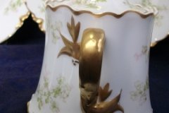 HAVILAND APPLE BLOSSOM SCH 61L- COVERED SUGAR BOWL   .....   http://jaapiesfinechinastore.com