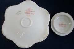 HAVILAND APPLE BLOSSOM SCH 61L- COVERED SUGAR BOWL   .....   http://jaapiesfinechinastore.com