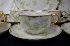 HAVILAND APPLE BLOSSOM SCH 61L- CUP & SAUCER   .....   http://jaapiesfinechinastore.com