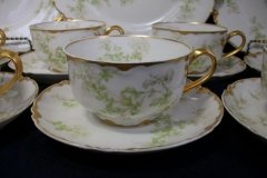 HAVILAND APPLE BLOSSOM SCH 61L- CUP & SAUCER   .....   http://jaapiesfinechinastore.com