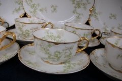 HAVILAND APPLE BLOSSOM SCH 61L- CUP & SAUCER   .....   http://jaapiesfinechinastore.com