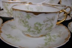 HAVILAND APPLE BLOSSOM SCH 61L- CUP & SAUCER   .....   http://jaapiesfinechinastore.com