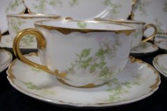 HAVILAND APPLE BLOSSOM SCH 61L- CUP & SAUCER   .....   http://jaapiesfinechinastore.com
