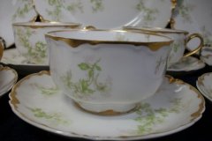 HAVILAND APPLE BLOSSOM SCH 61L- CUP & SAUCER   .....   http://jaapiesfinechinastore.com