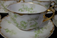 HAVILAND APPLE BLOSSOM SCH 61L- CUP & SAUCER   .....   http://jaapiesfinechinastore.com